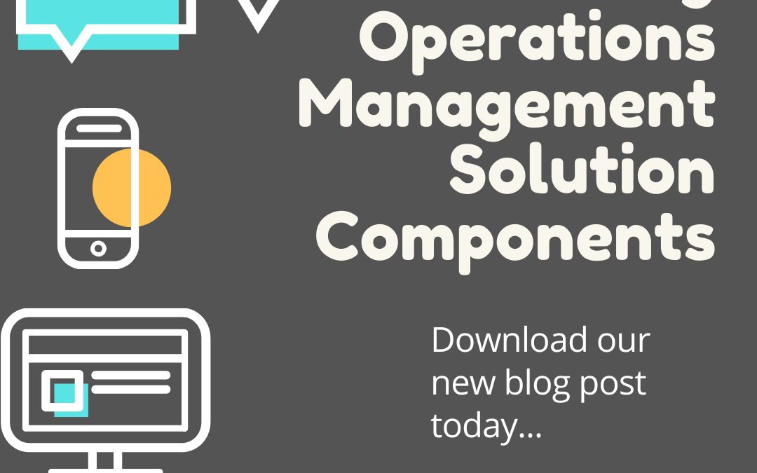Marketing Operations Management Solution Components
